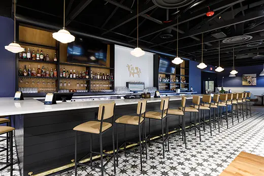 Bounty Farmhouse Kitchen & Tap bar area